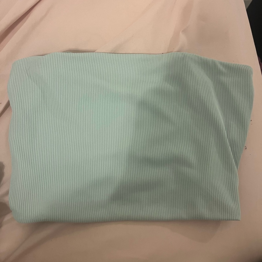 mint green tube top